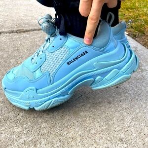 Balenciaga Triple S Light Blue